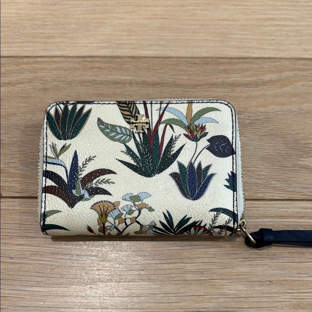 Tory Burch Floral Print Wallet